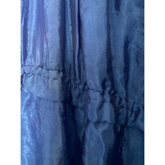 Vintage 1980s Sequin Beaded Duster Kimono Open Front Jacket Frank Usher Style - Picture 5 of 15